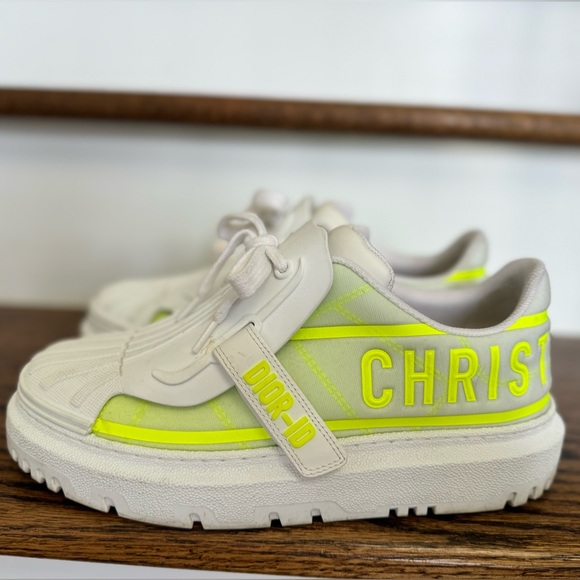 CHRISTIAN DIOR
Reflective Dior-ID Platform Sneakers 38.5 Yellow Fluo - Picture 5 of 7